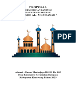 Proposal Masjid Al - Muawanah