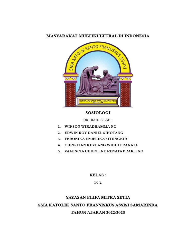Masyarakat Multikultural Di Indonesia Pdf