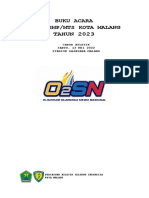 Buku Acara O2sn SMP Mts 2023