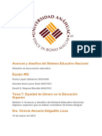 Tarea 7 - Equidad de Género en La Educación Superior