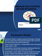 Pertemuan Ke 6 (Keamanan Dan Kontrol Sistem Informasi) - 2