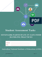 SITXFSA006 SAT Contextualised - Online