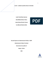 Documento Escrito - Análisis de Política Fiscal en Colombia