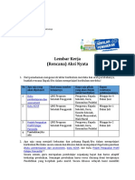 Lembar Kerja Rencana Aksi Nyata