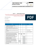 LNG Bunker Checklist