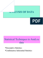 Analysis of Data - Unit III (New)