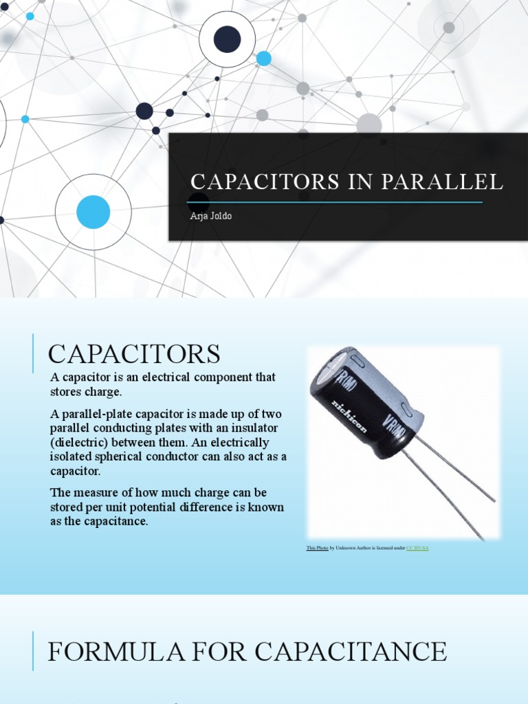 Capacitors in Parallel Notes PDF