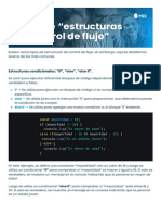 Estructuras de Control