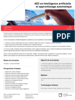 Aec Intelligence Artificielle Apprentissage Automatique Formation Longue PdfBrochure FR