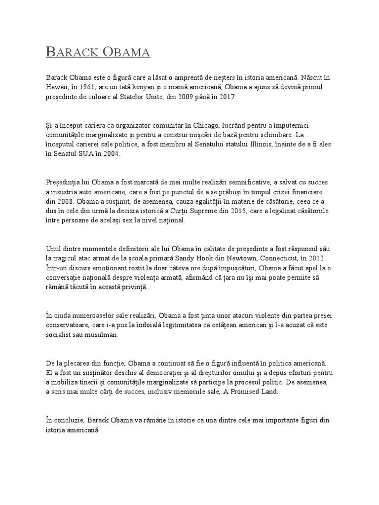 Barack Obama | PDF