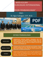 Presentasi Teori Teori Pembangunan 20111