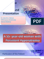 A 55 Year Old Woman With Persistent Hyponatremia