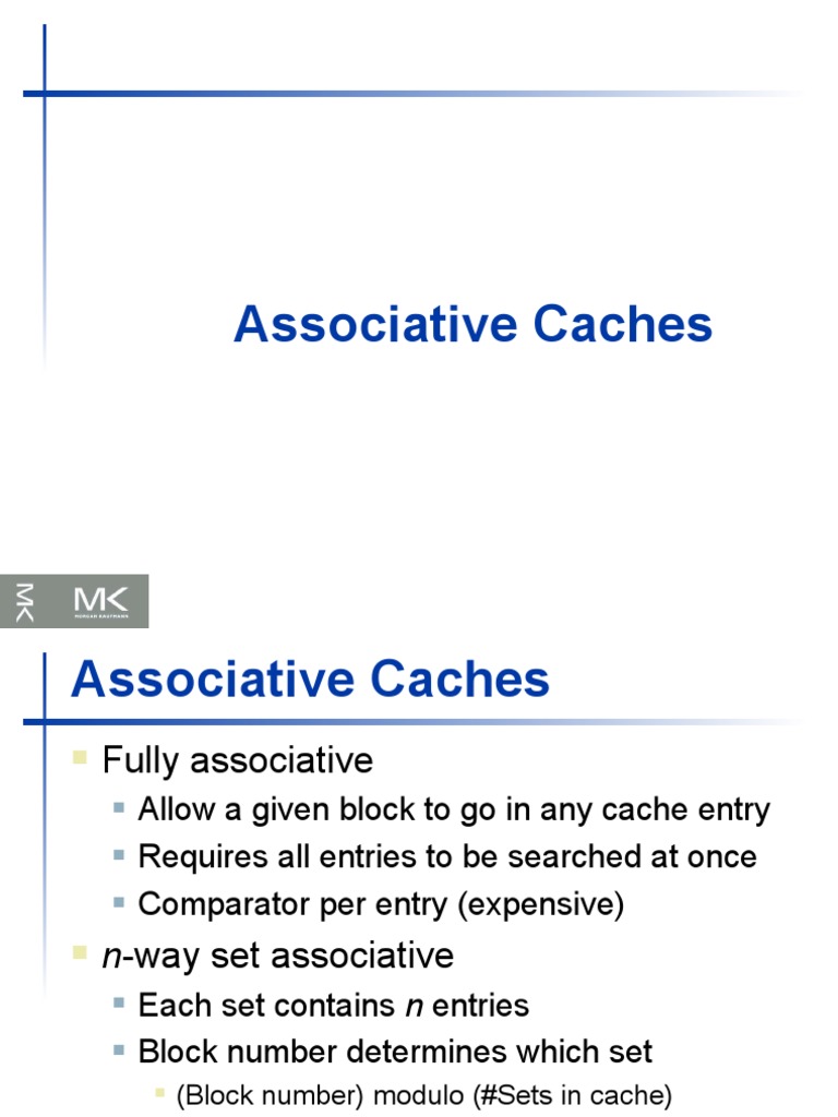 Understanding Associative Caches | PDF | Cpu Cache | Cache (Computing)