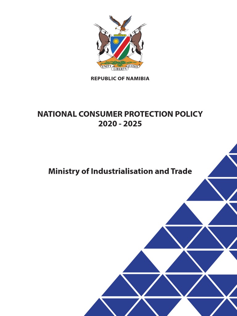 Namibia National Consumer Protection Policy | PDF | Alternative Dispute ...