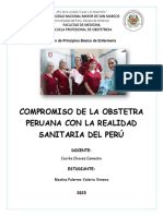 Pbe. Compromiso Del Obstetra en El Perú. Valeria Ximena Medina Palermo