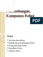 Perkembangan, Komponen Robot