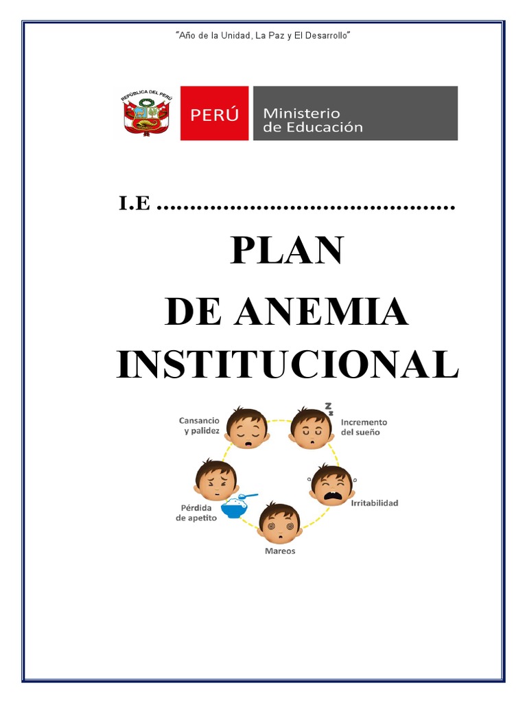 Plan Institucional contra la Anemia 2023 | PDF | Enseñando | Perú