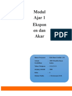 Modul Ajar 1 Eksponen Dan Akar SMK