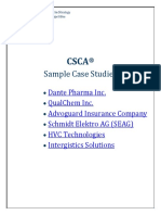 Sample Case Studies