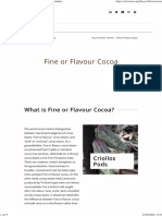Fine or Flavor Cocoa - International Cocoa Organization