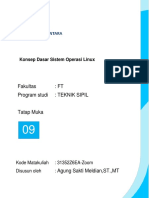 Pertemuan 9 - Sistem Operasi Berbasis Linux
