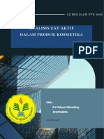 Analisis Zat Aktif Dalam Pproduk Kosmetika