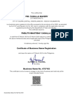 BN Certificate Loip452814663472