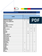 Formato de Desgloso de Rubros para Todos Los Mercados