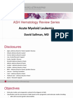 ASH Hematology Review Series - AML - Sallman D - 6-2022