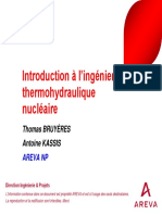 Introduction À L'ingénierie Thermohydraulique Nucléaire: Thomas BRUYÈRES Antoine KASSIS