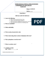 Science Worksheet For Class 6
