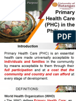Primary Health Care (PHC)