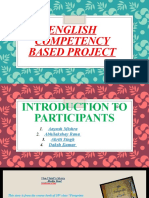 English Competency Based Project