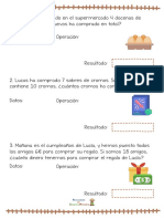 Problemas de Multiplicaciones