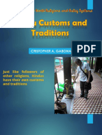 IWR LESSON 2 Hindu Customs and Traditions