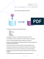 U.D.4. Naturaleza Fisico-Química de Los Cosméticos. Actividades