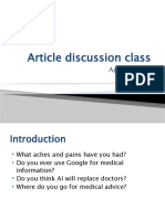 Article Discussion Class April 11 2023