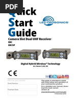 Lectrosonics SRC Start Guide