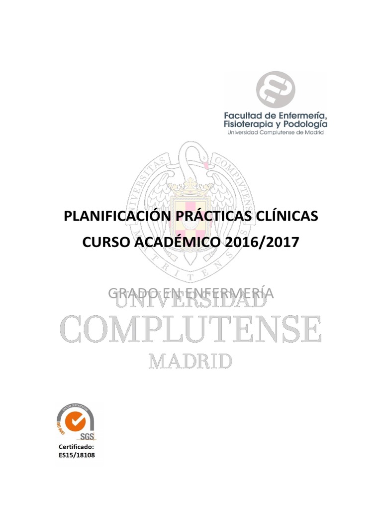 11 2016 09 02 Planificacion Practicas Clinicas Grado Enfermeria 2016