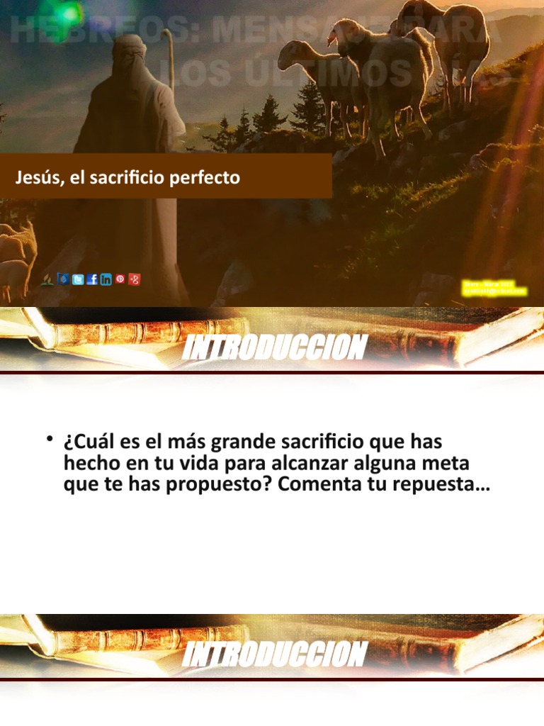 Jesús: El Sacrificio Perfecto y Eficaz | PDF | Jesús | Pecado