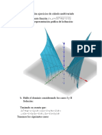 Solución Ejercicios de Cálculo Multivariado