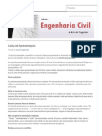 Carta de Apresentação - Engenharia Civil
