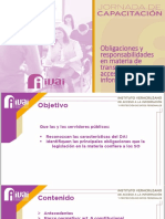 Obligaciones y Responsabilidades en T y AIP