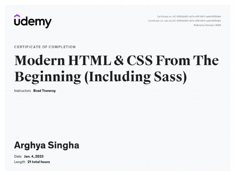 Modern HTML and Css Beginning (Including Sass) | PDF