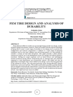 Fem Tire Design and Analysis Ofdurability