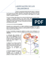 Clasificacion de Los Seres Vivos - Sistematica y Filogenia - Apunte