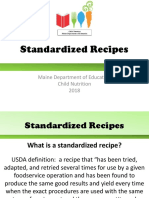 Standardized Recipes Presentation