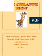 Giraffe Test