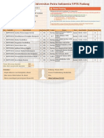 Print Kartu Rencana Studi (KRS) Mahasiswa