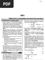 Unit 1 Oscillation, Ultrasonics and Dieletrical Material - Physic-1